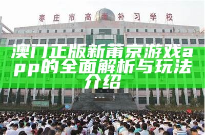 澳门正版新莆京游戏app的全面解析与玩法介绍